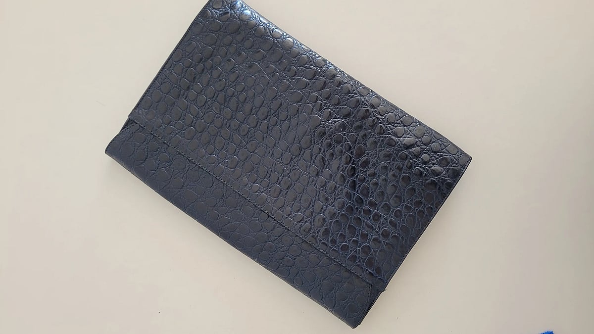 Bolso de mano de piel texturizada, foto 4