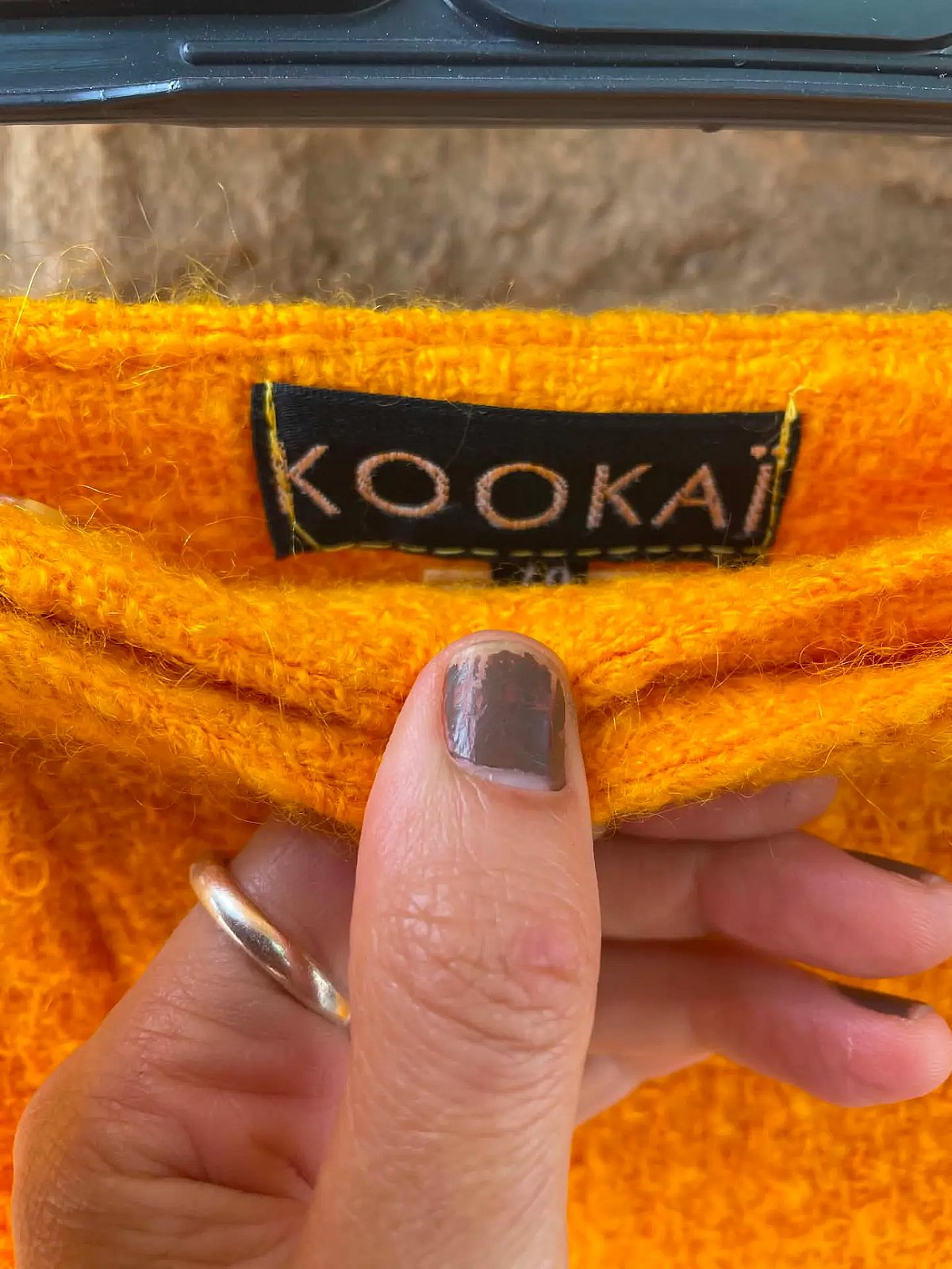 Minifalda Kookai con hebilla y corte en A, foto 4