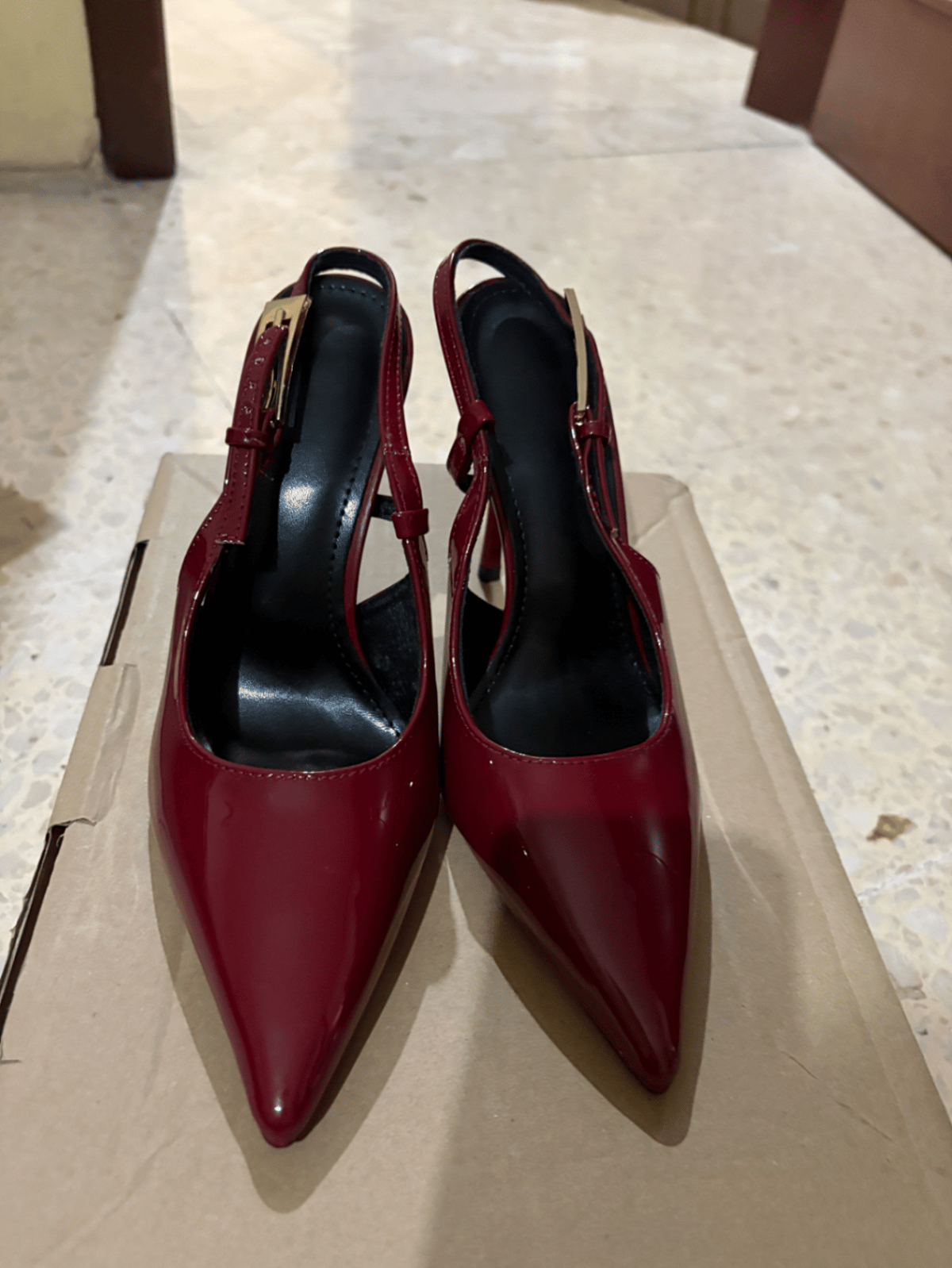 Patent Faux Leather Heels, photo 2