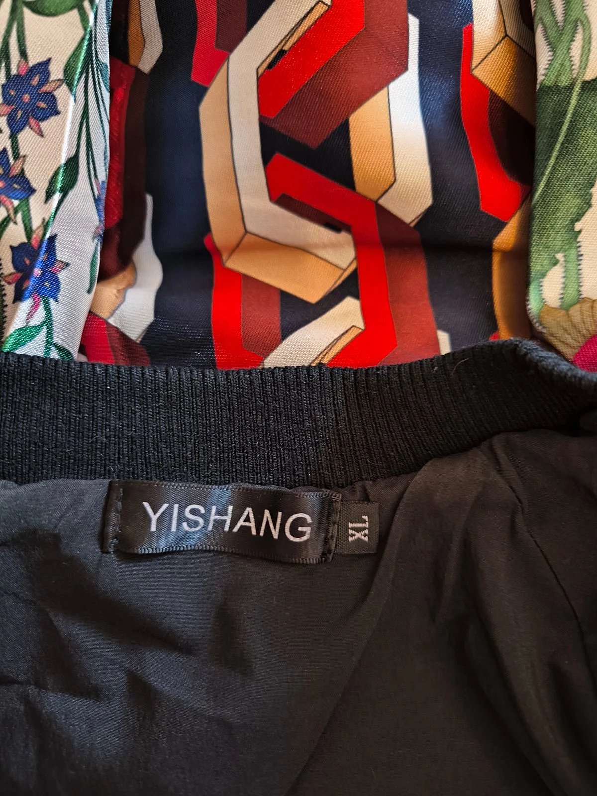 Graphic Pattern Bomber Jacket, photo 7