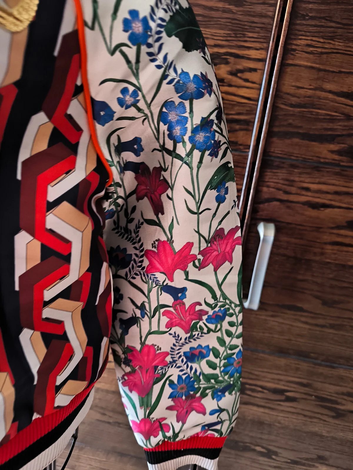 Graphic Pattern Bomber Jacket, photo 6