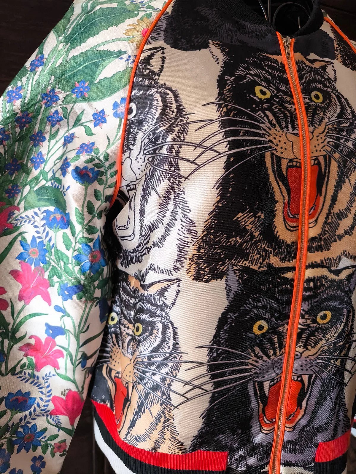 Graphic Pattern Bomber Jacket, photo 2
