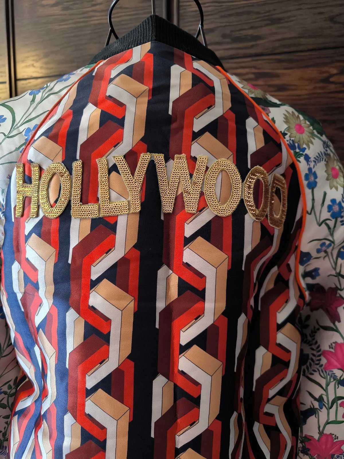 Graphic Pattern Bomber Jacket, photo 5