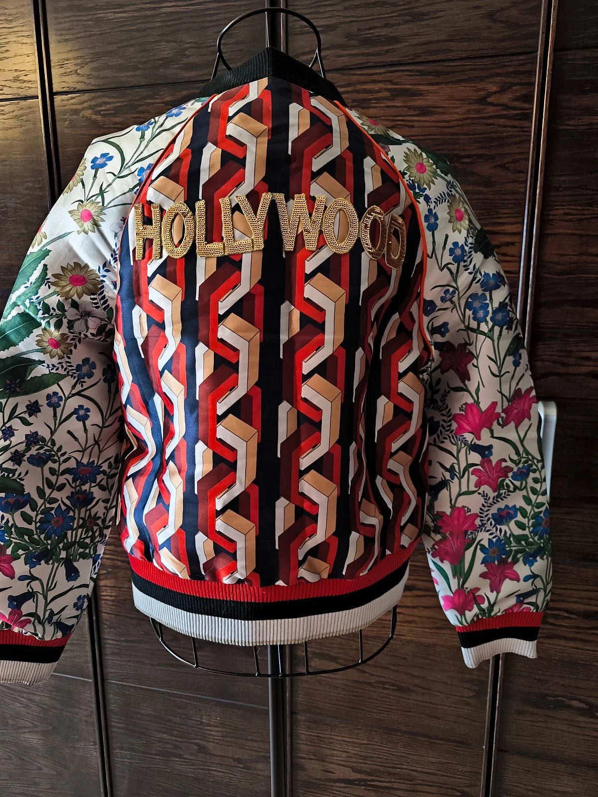 Graphic Pattern Bomber Jacket, photo 4