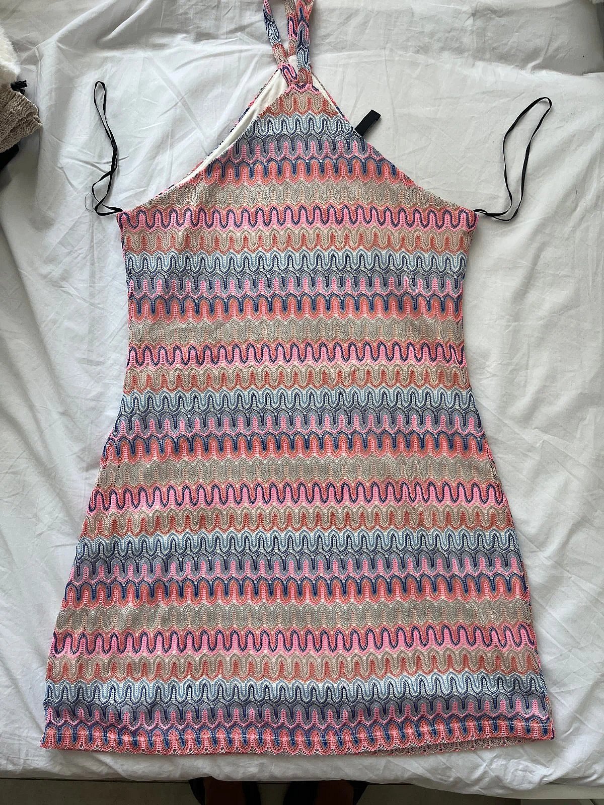 H&M Wavy Print Mini Dress - photo 2