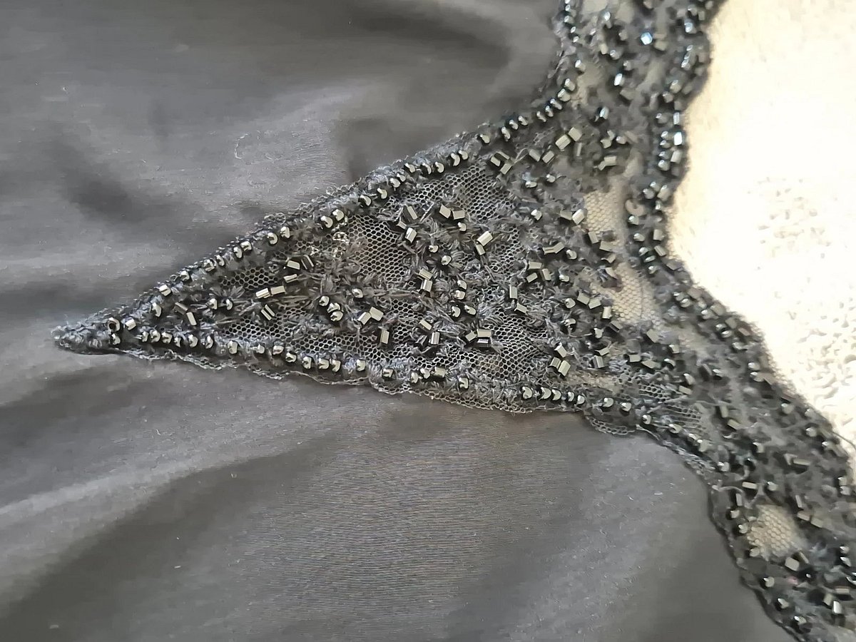 Top a spalline con perline / Top corto Bershka, foto 4