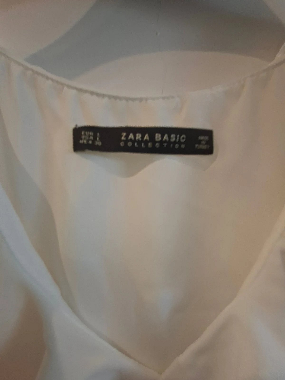 Zara ruffled white sleeveless top, photo 2
