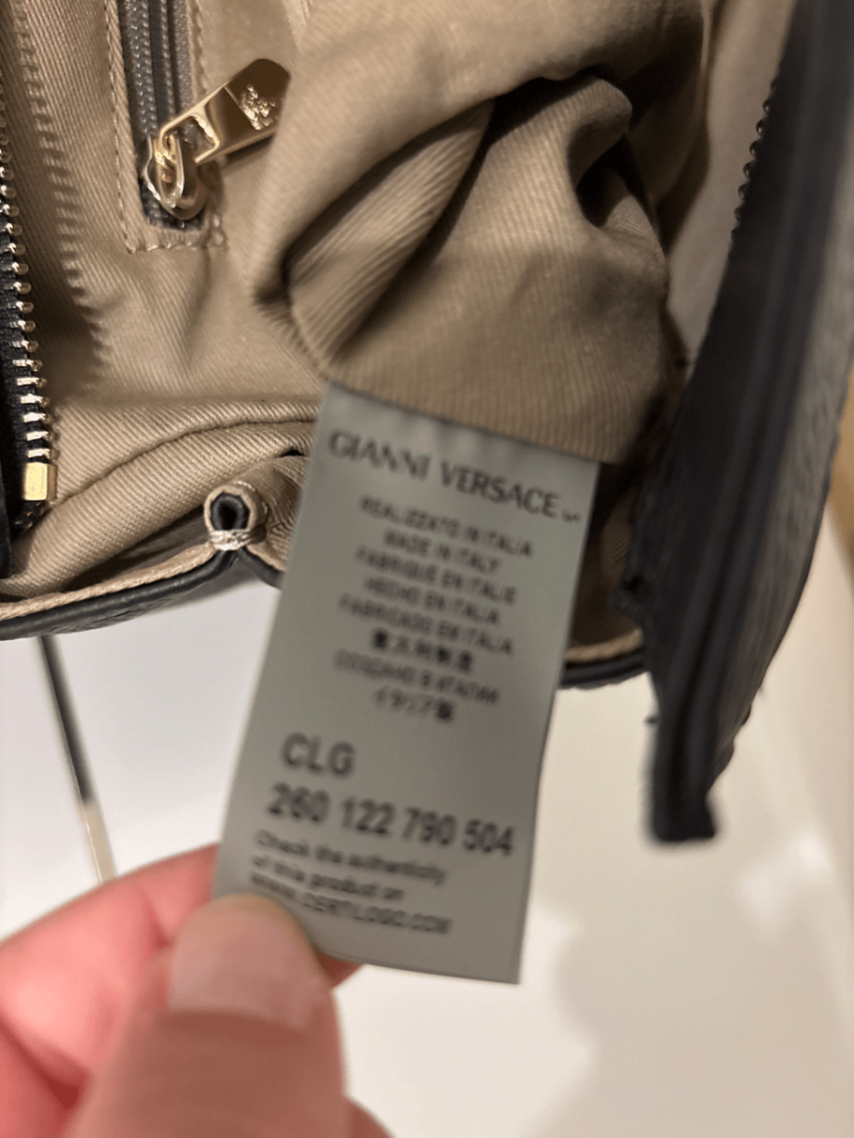 Versace Collection Black Handbag, photo 4
