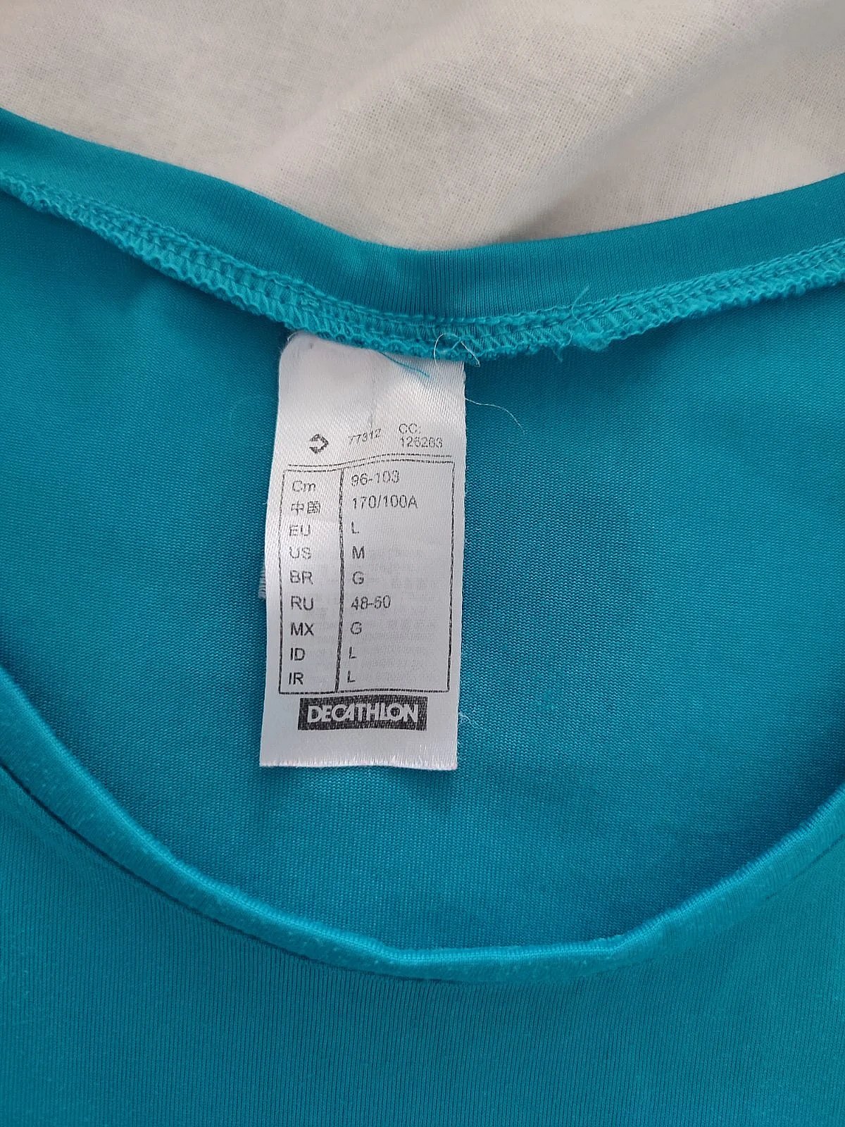 Quechua Teal Blue Active T-shirt, photo 3