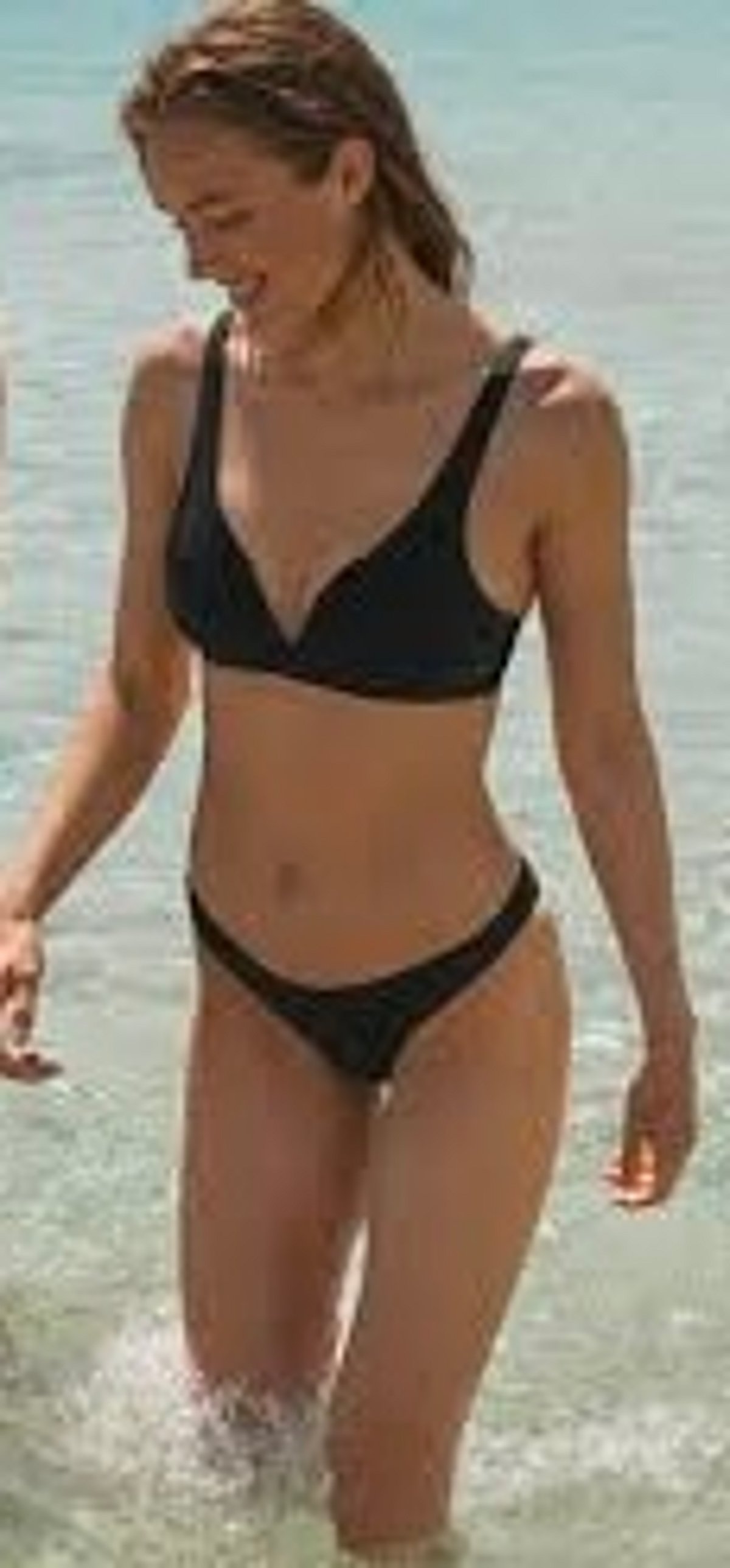 Oysho Minimalist black bikini set, photo 2