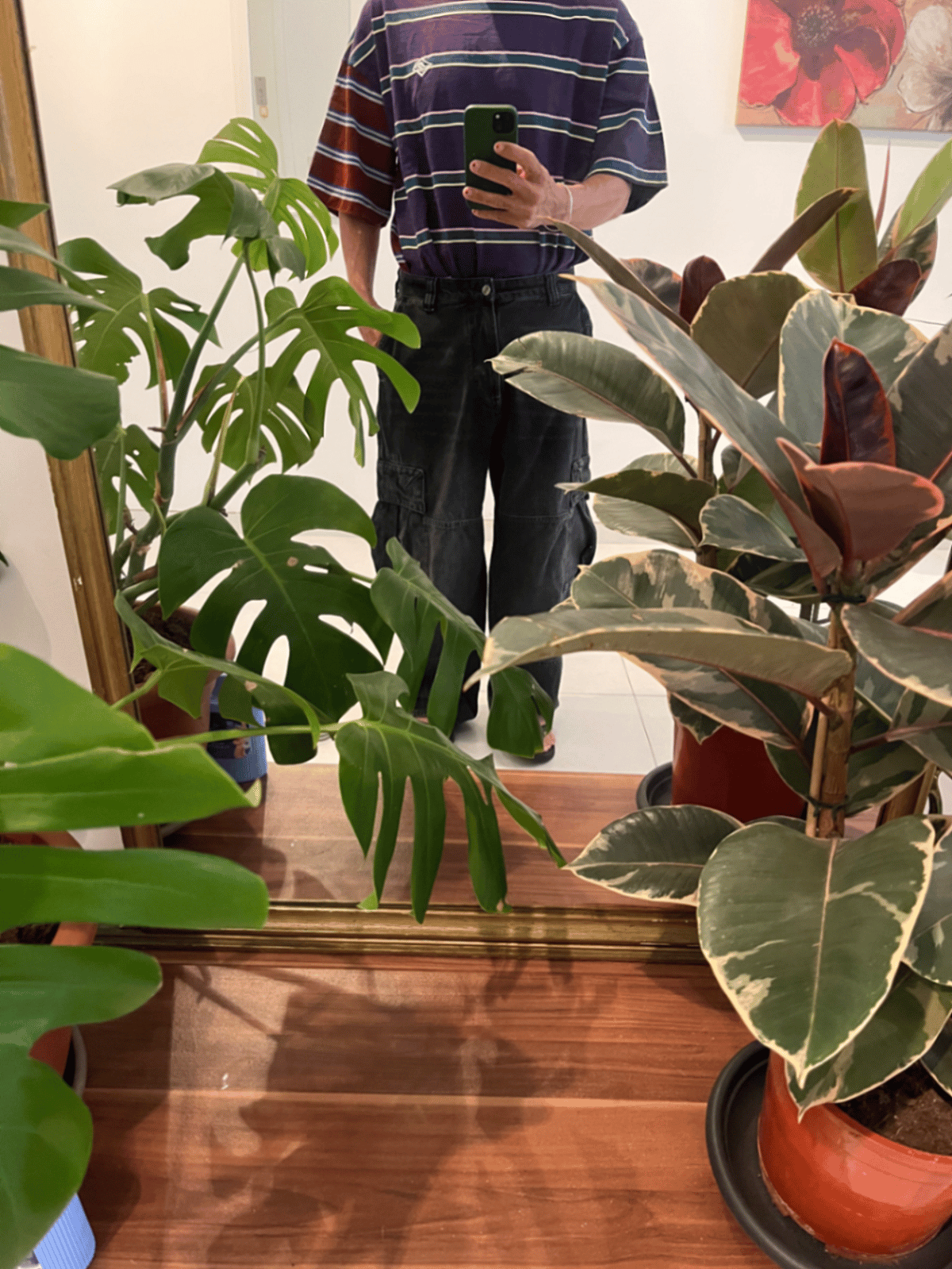 Black Denim Cargo Trousers, photo 6