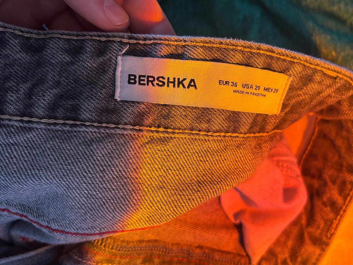Bershka Grey Wide Leg Jeans, photo 5