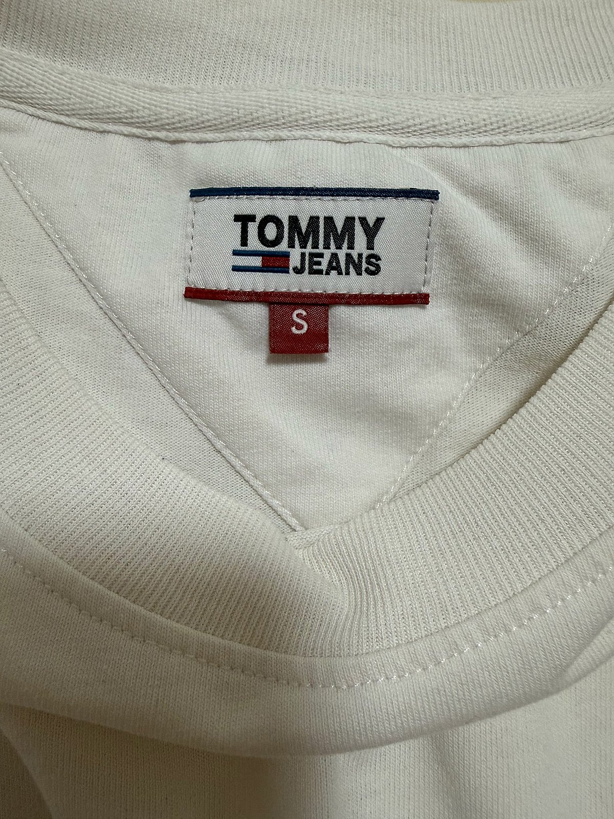 Maglietta Tommy Jeans con logo bianco, foto 3