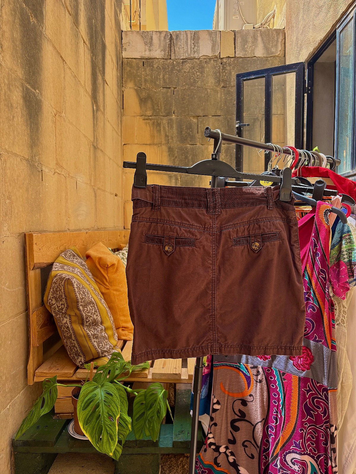 Brown Corduroy Mini Skirt, photo 2
