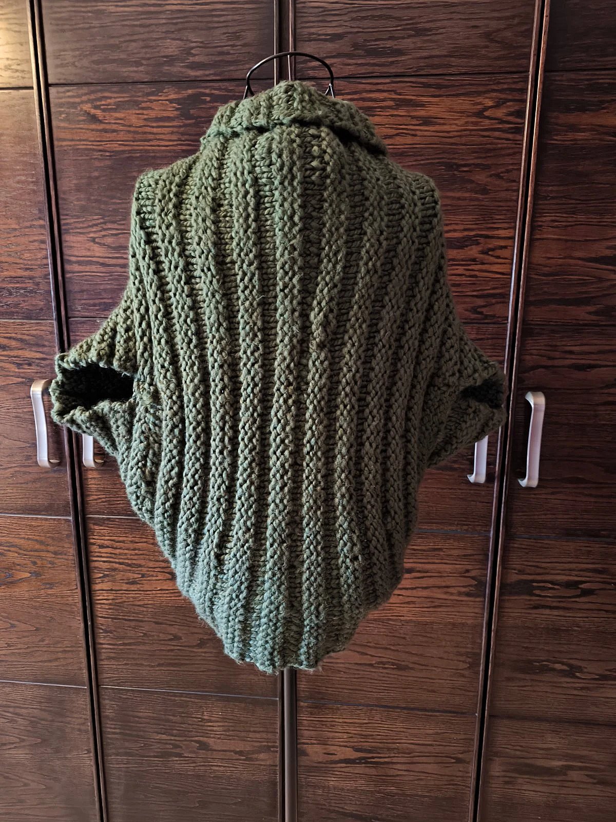 Chunky Knit Olive Green Bolero, photo 5