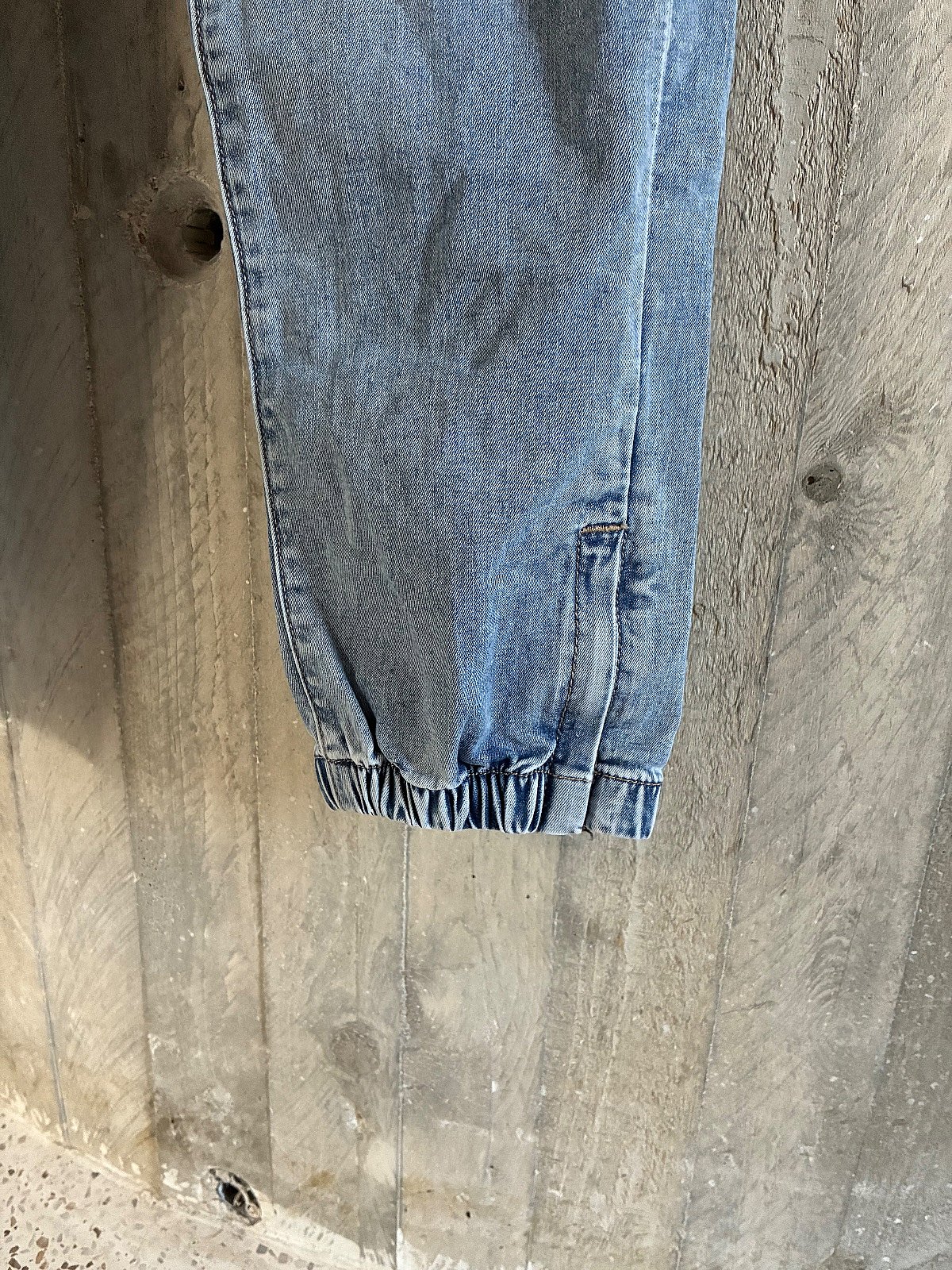M&S Elasticated Waist Denim Joggers, photo 4