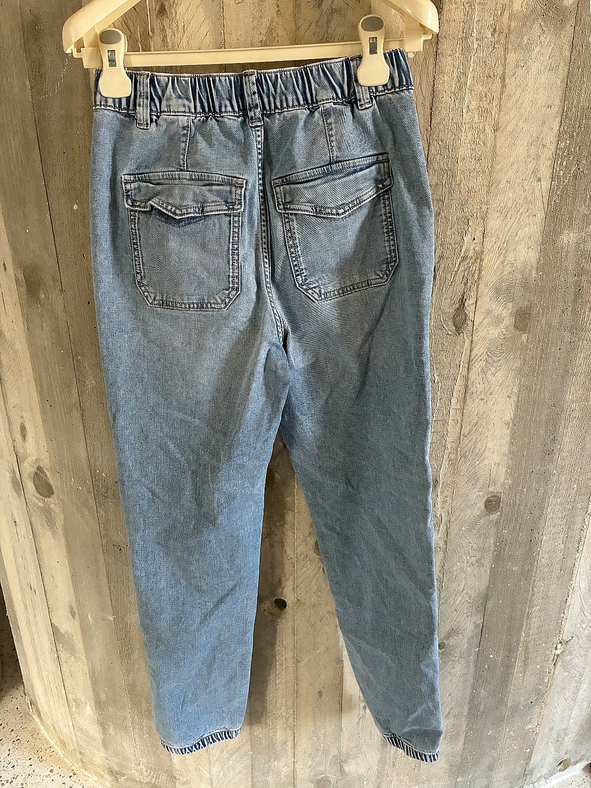 M&S Elasticated Waist Denim Joggers, photo 5