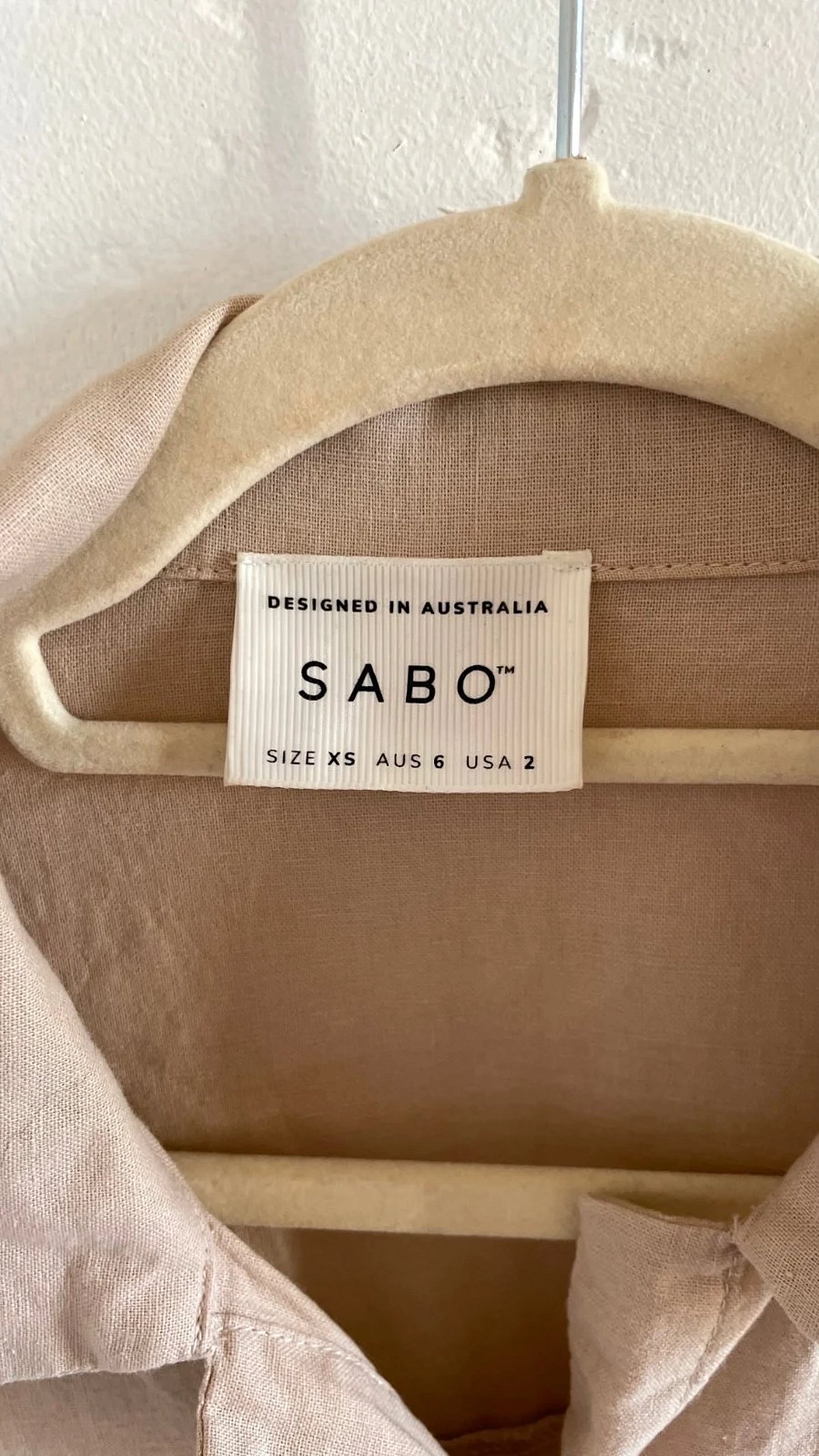 Beige Linen Button Down Half-sleeve Shirt, photo 5