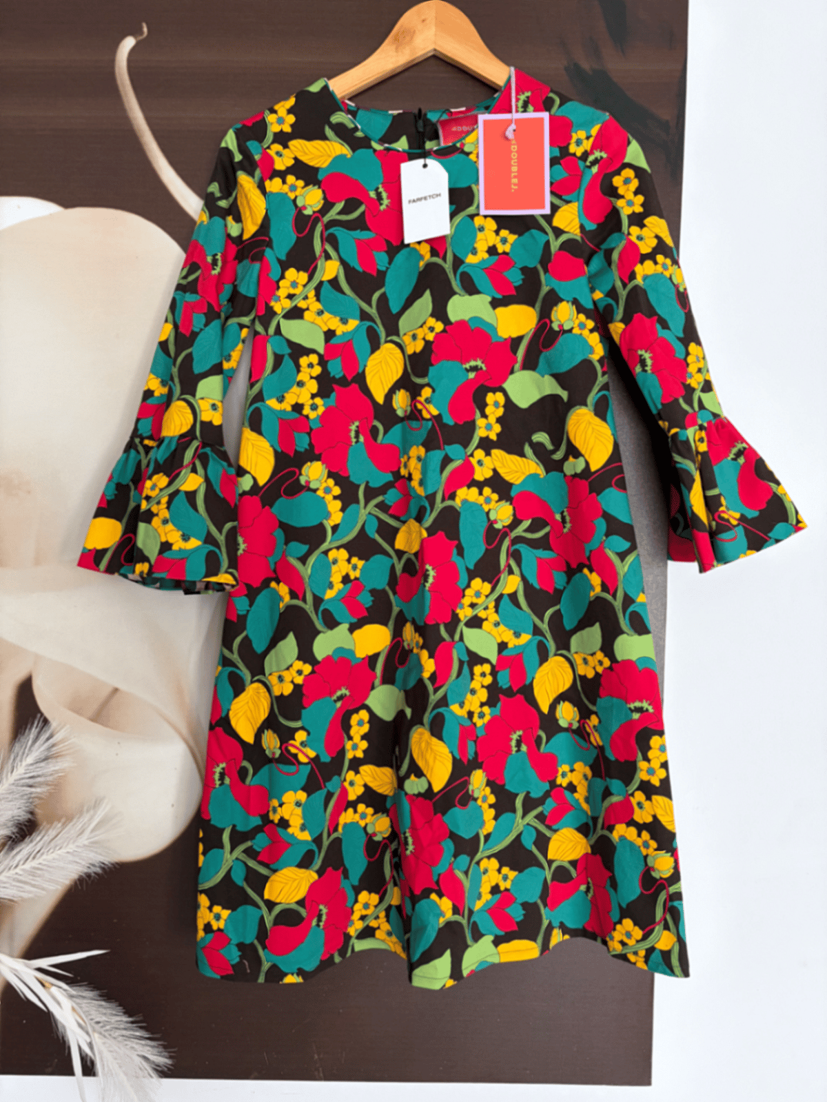 La DoubleJ Floral Print Minidress, photo 2