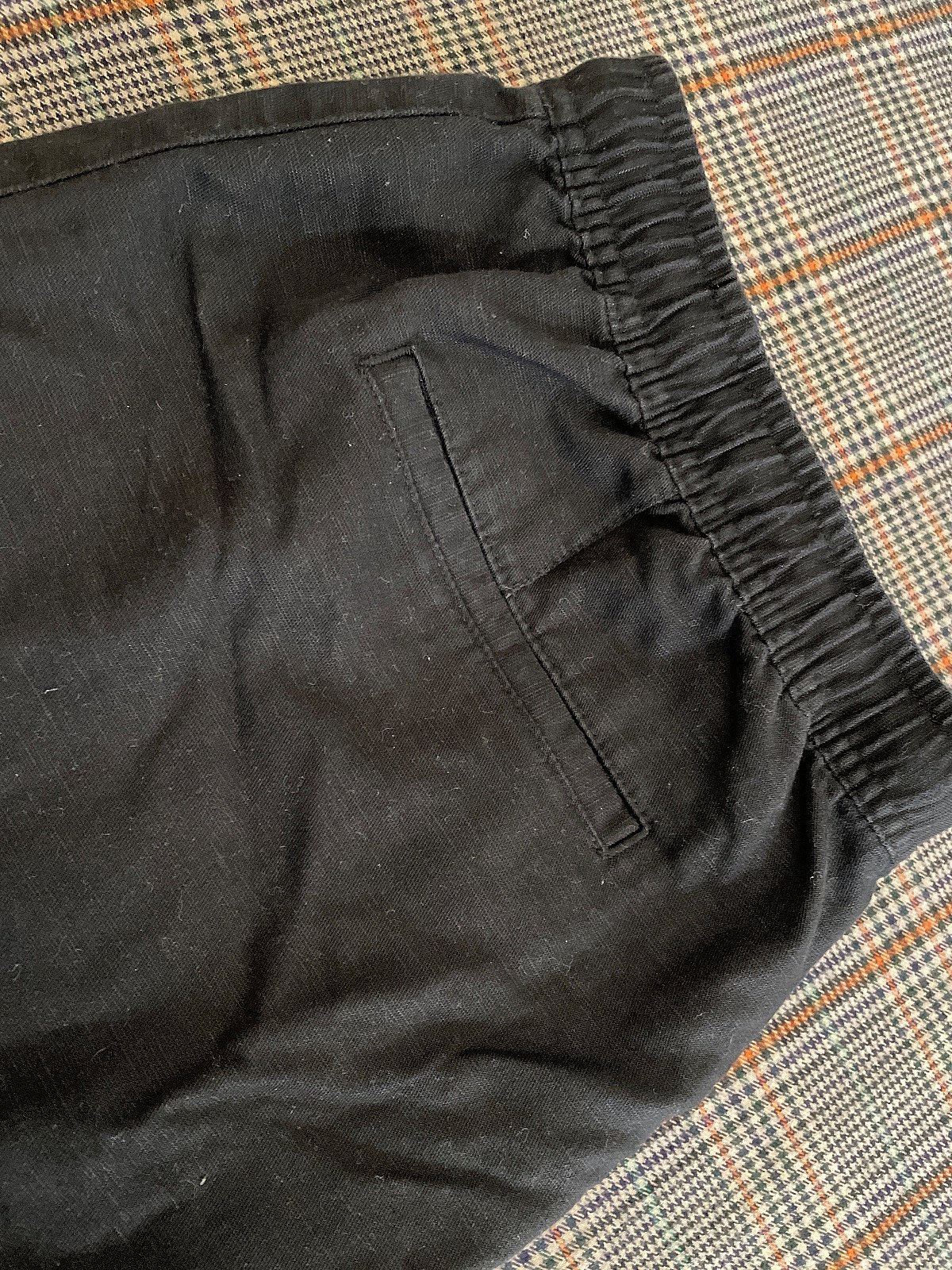 Black drawstring casual shorts, photo 4