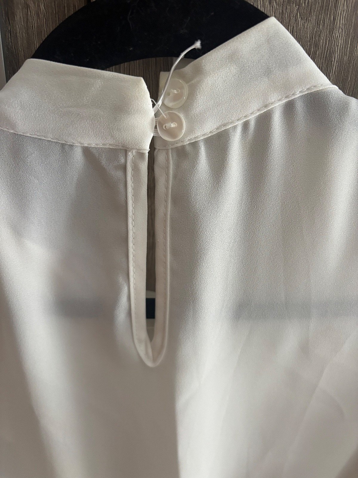 White Tie Neck Blouse, photo 2
