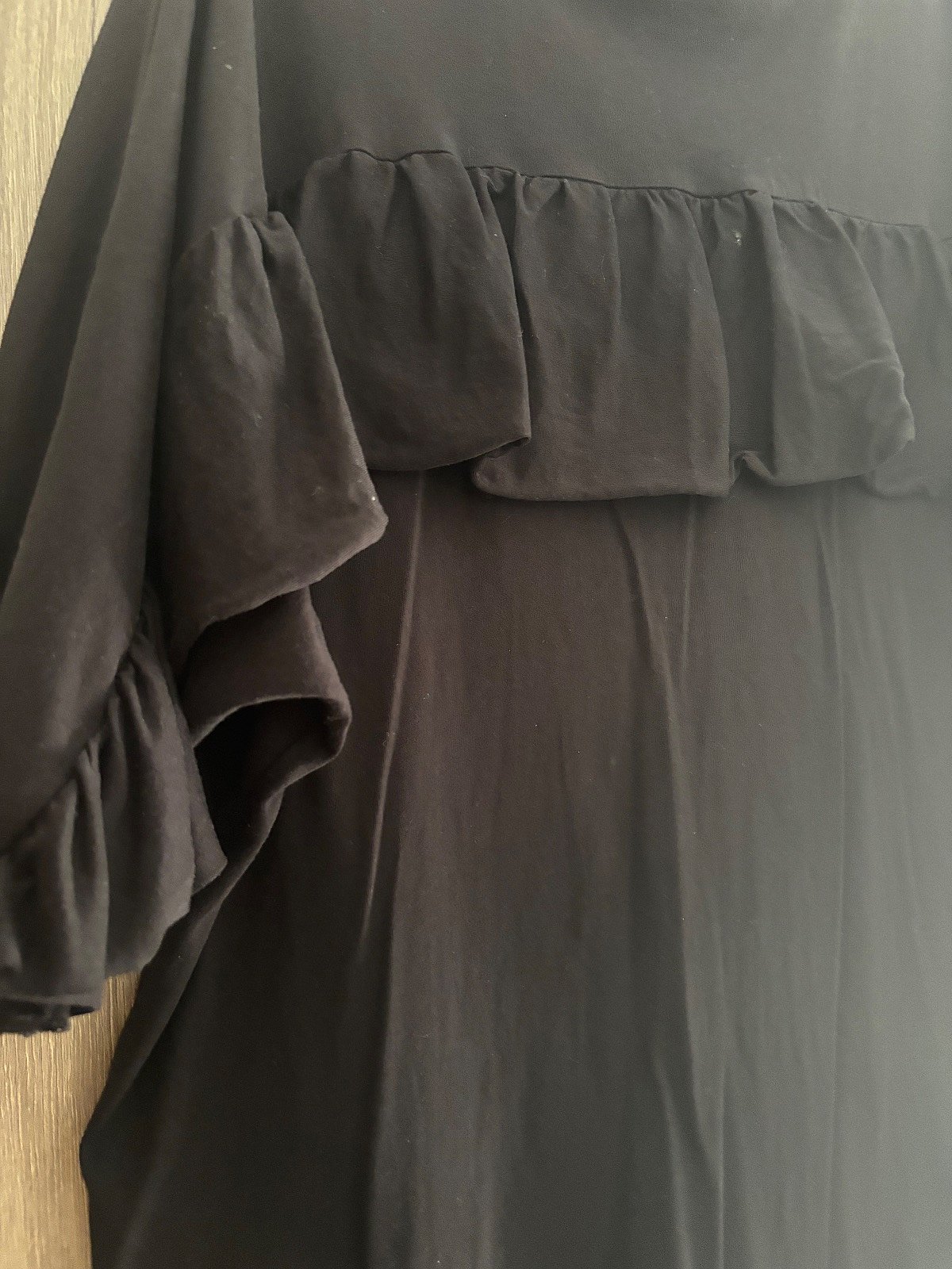 Black Ruffle Detail Top/dress, photo 3