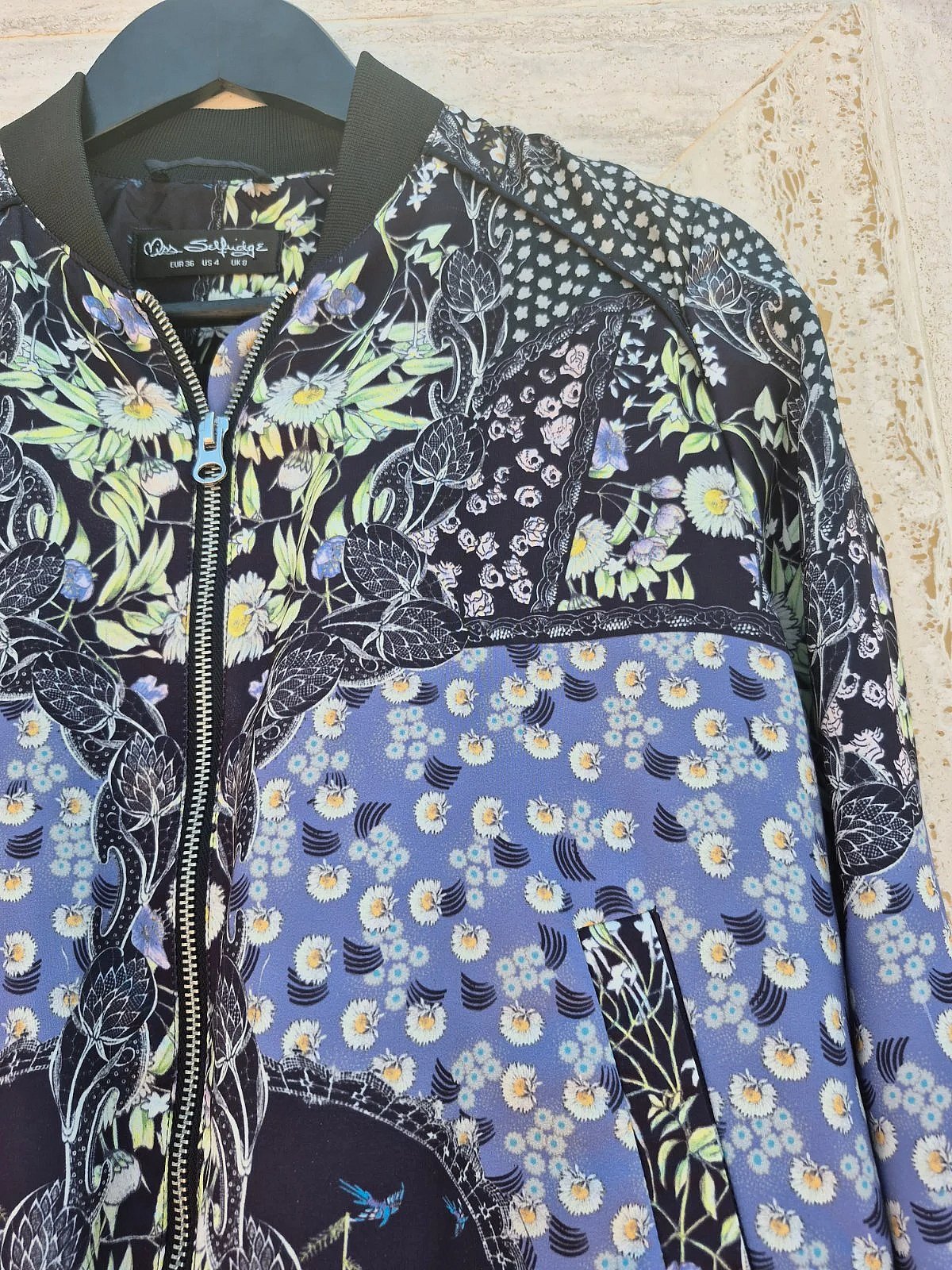 Miss Selfridge Floral Bomber Jacket, photo 4