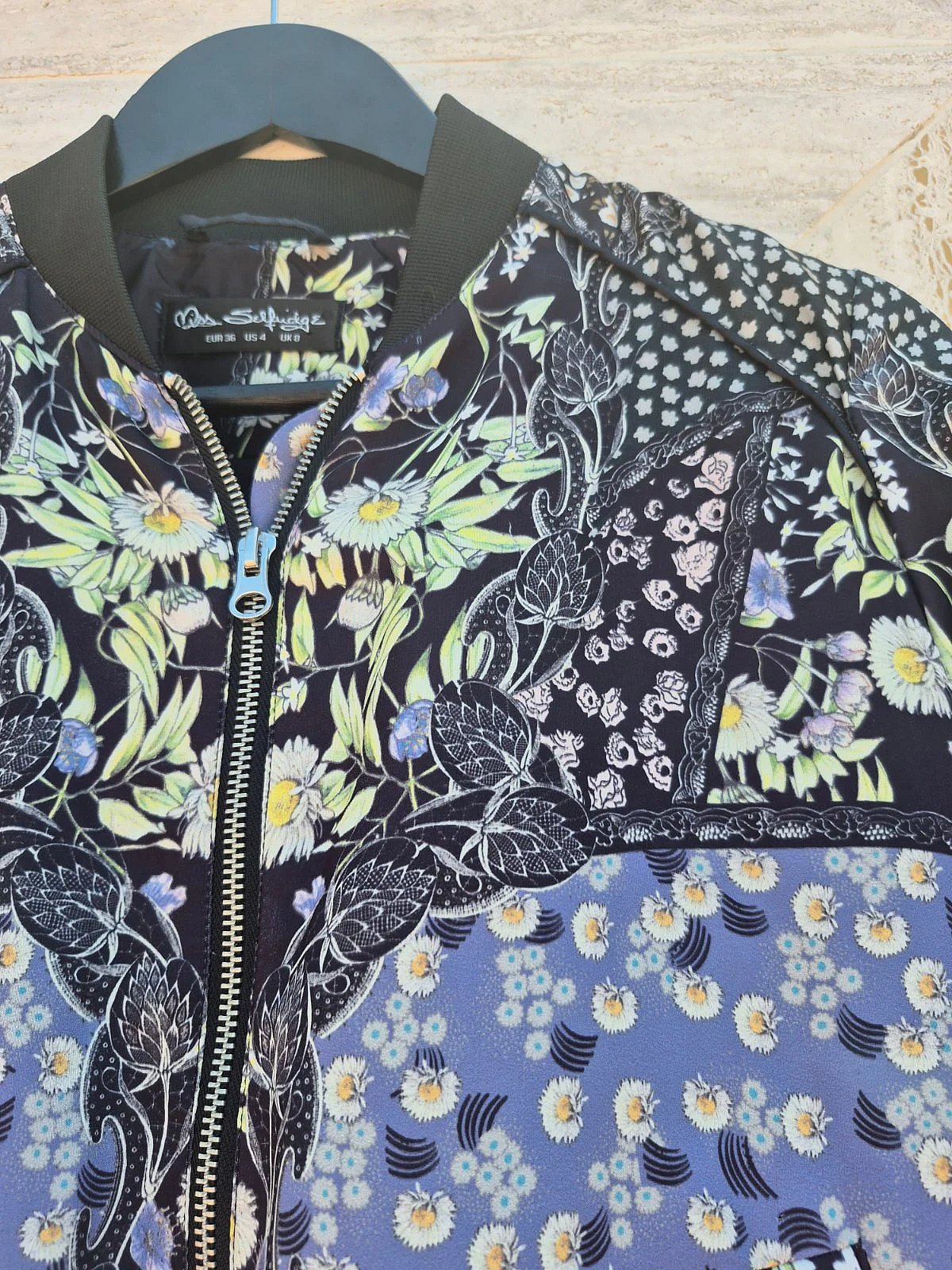Miss Selfridge Floral Bomber Jacket, photo 3