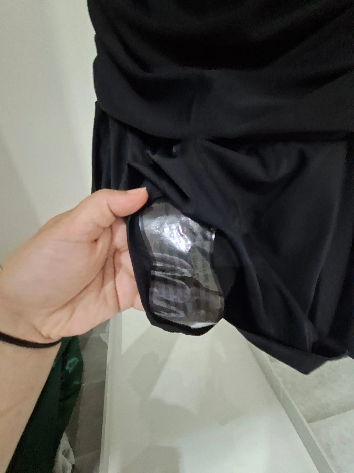 Black ruched skirt swimsuit, photo 4