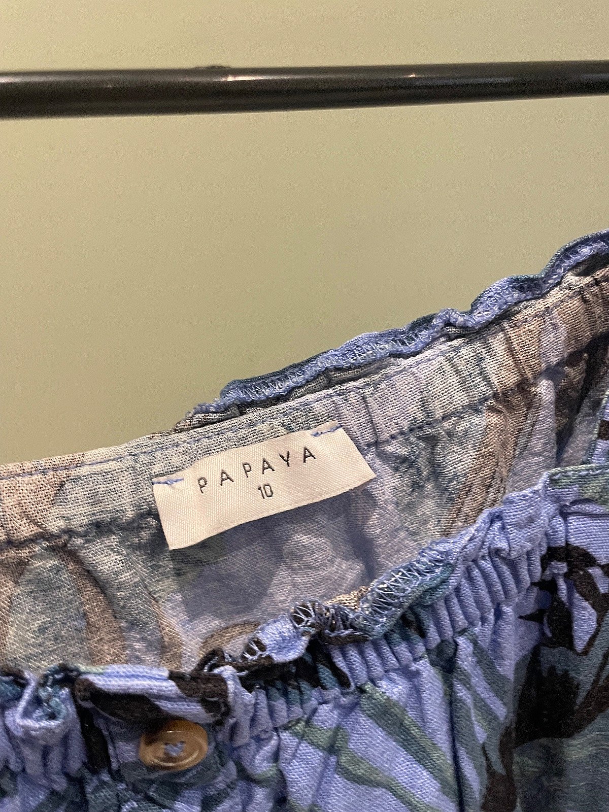 Papaya tropical print blouse, photo 2