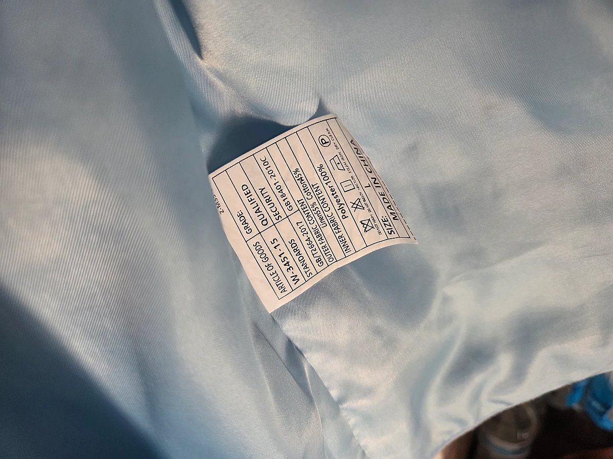 Light Blue Linen Blend Waistcoat, photo 4