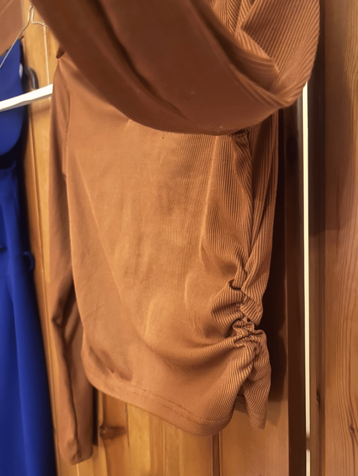 Ribbed Long Sleeve Polo Top - photo 2