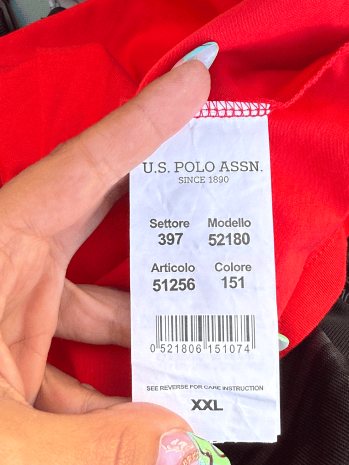 US Polo Red Short Sleeve Polo Shirt - photo 3