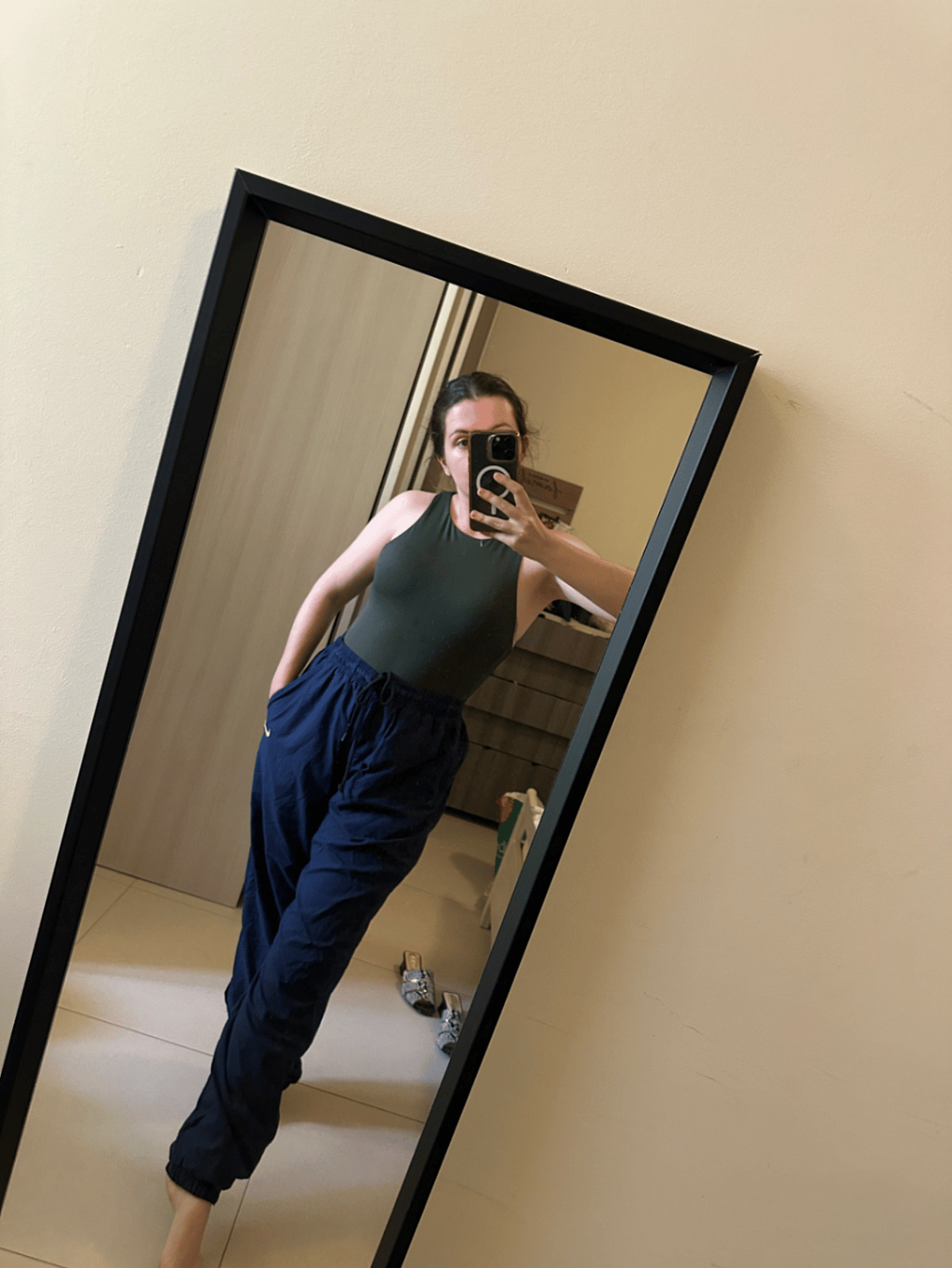 Nike Navy Team Track Trousers, photo 2