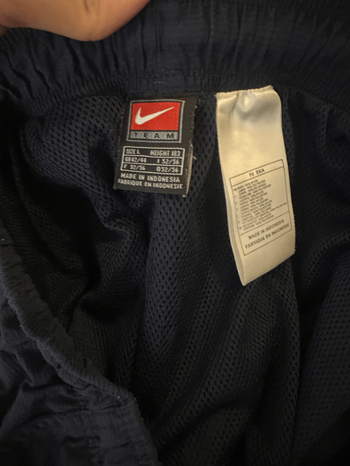 Nike Navy Team Track Trousers, photo 4