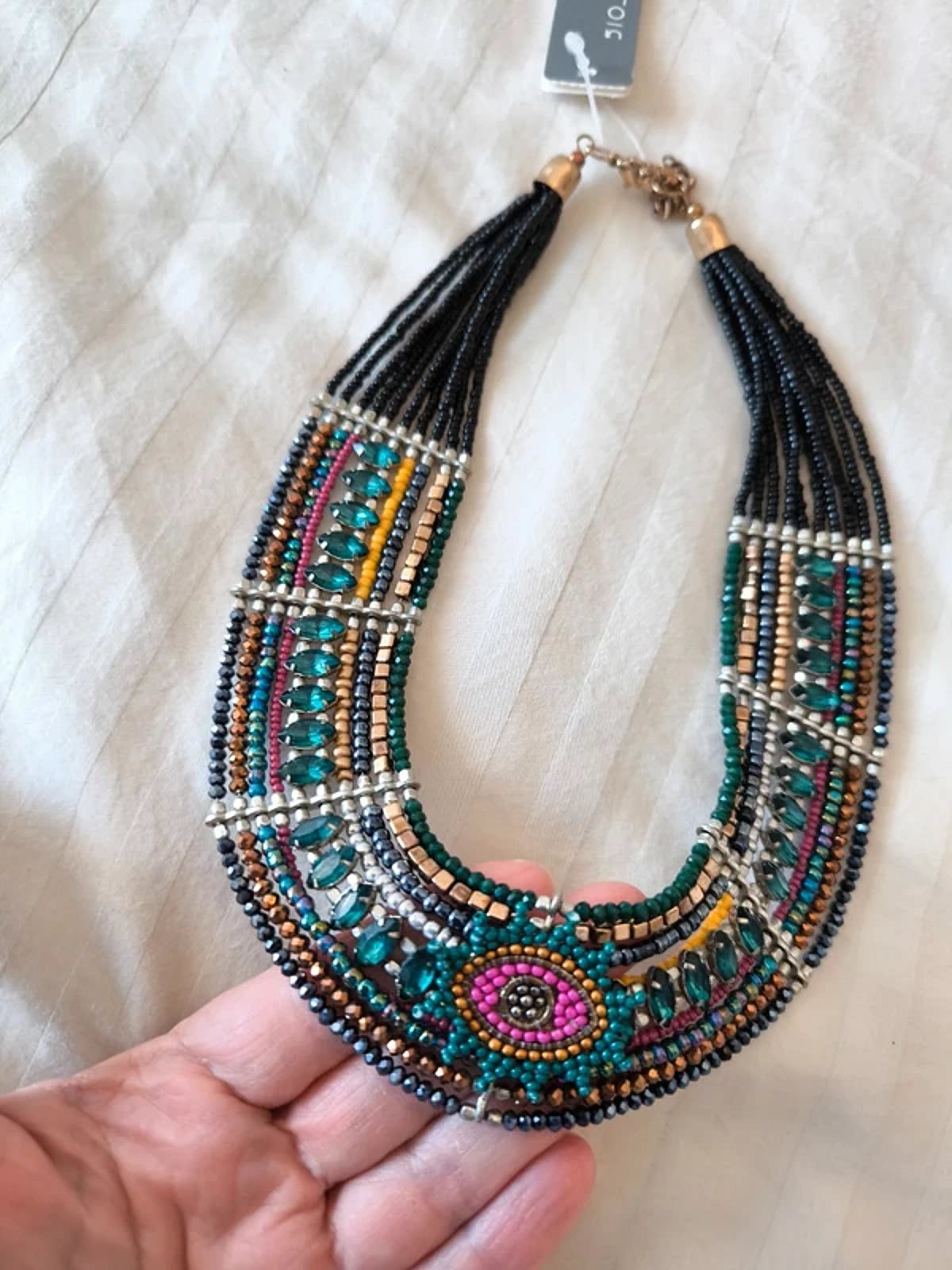 Parfois Beaded Statement Necklace, photo 3