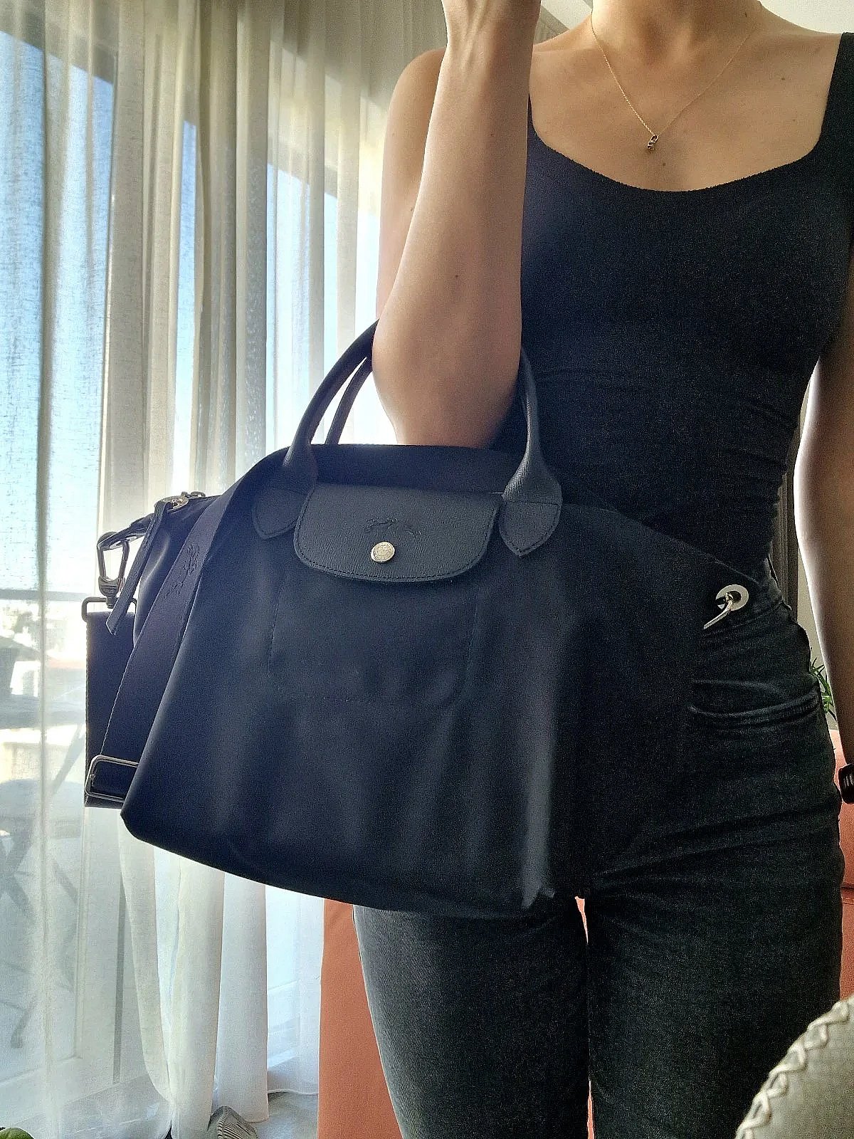 Longchamp Le Pliage Néo Top Handle Bag – Black - photo 3