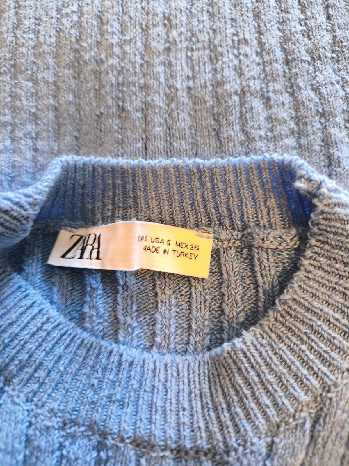 Light Blue Ribbed Knit Dress, photo 4