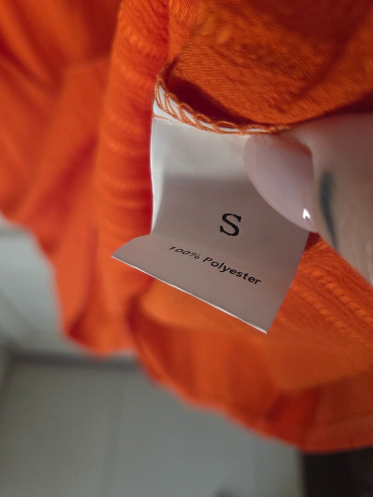 Orange Flutter Sleeve Wrap Dress, photo 6