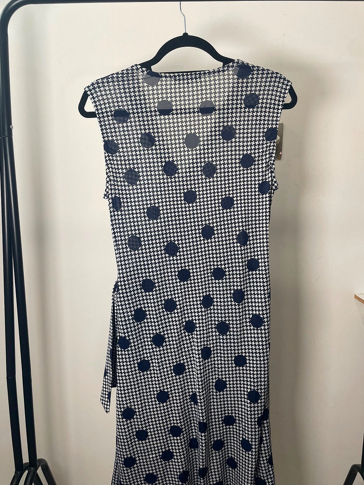 Polka Houndstooth Wrap Dress, photo 4