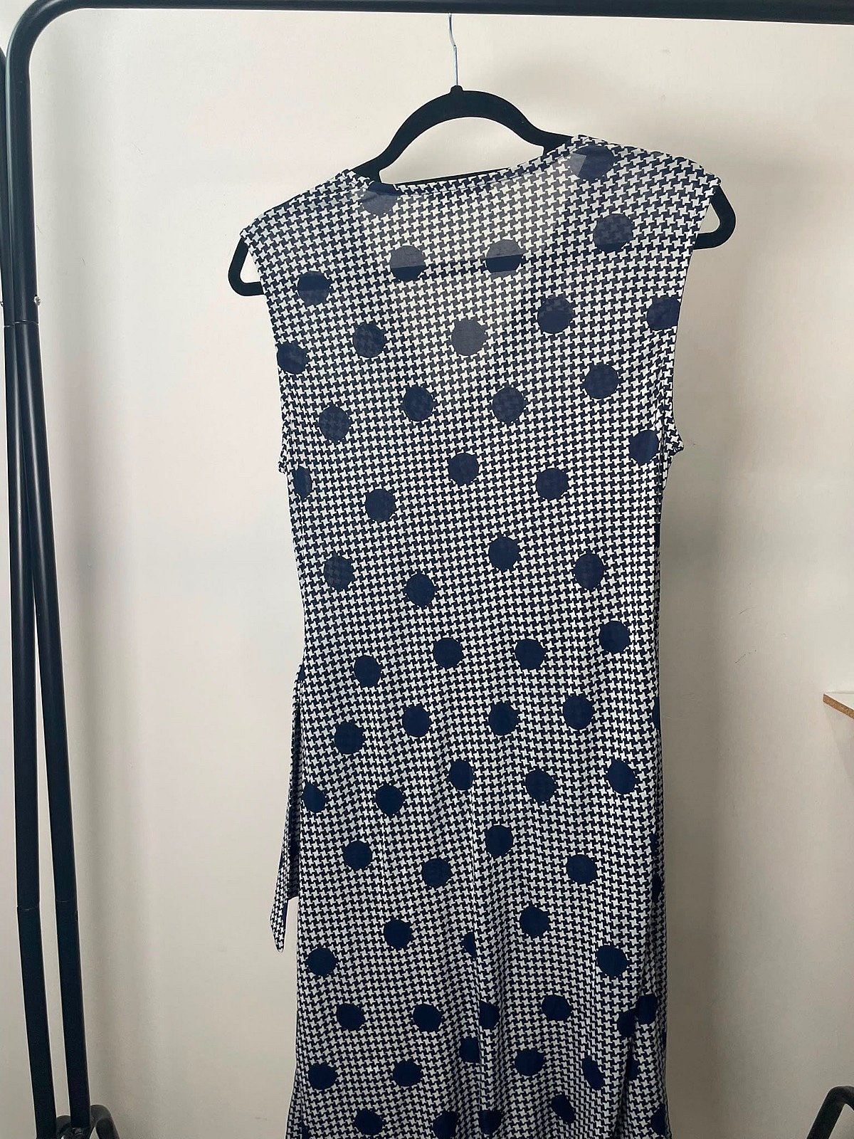 Polka Houndstooth Wrap Dress, photo 5