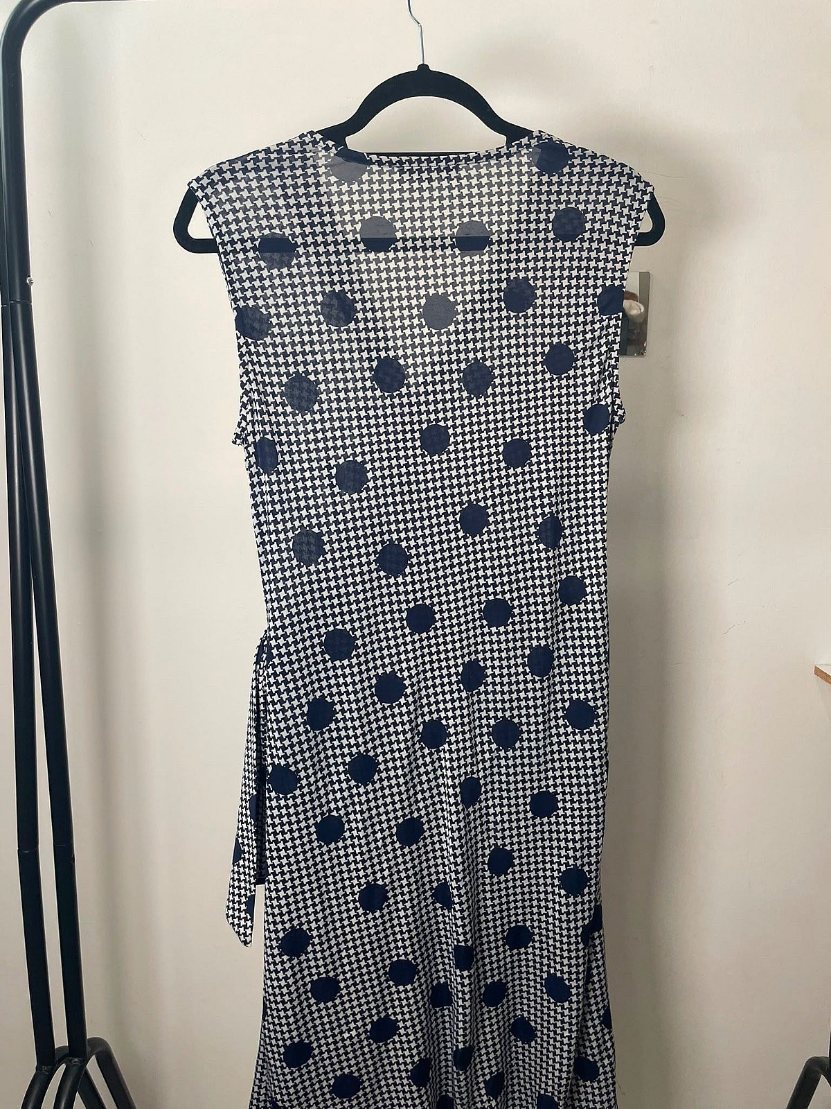 Polka Houndstooth Wrap Dress, photo 2