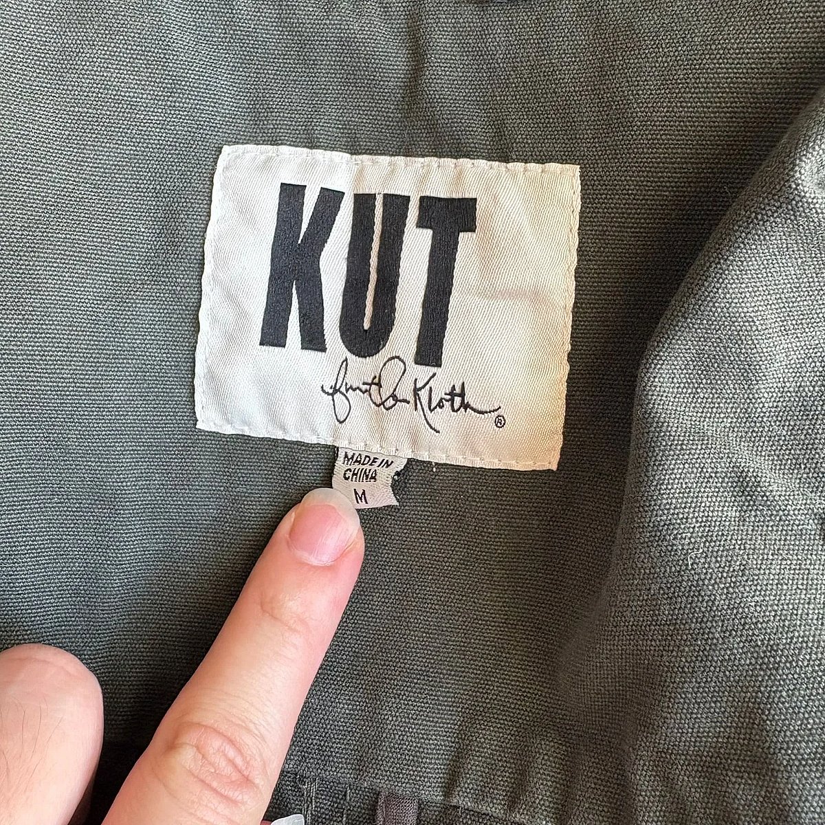 KUT Green Denim Jacket Y2K, photo 5