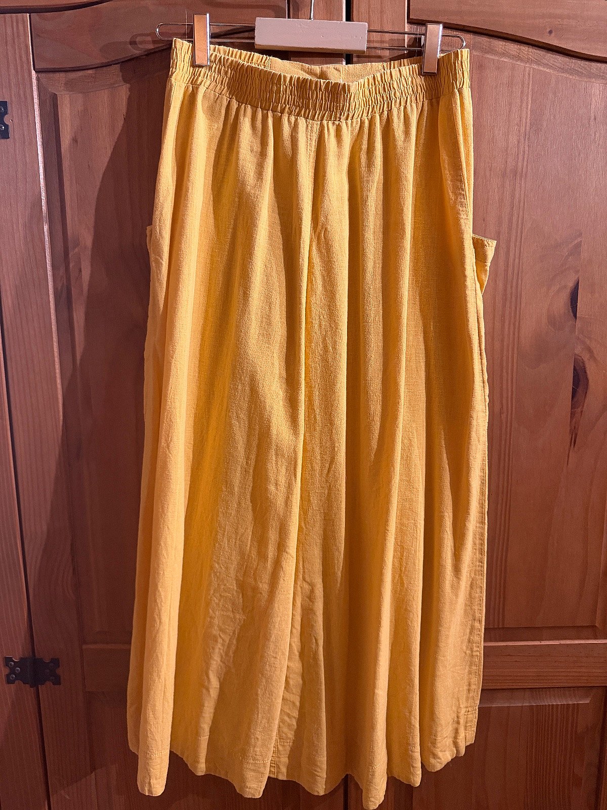 Urban Outfitters yellow buttoned skirt, photo 6