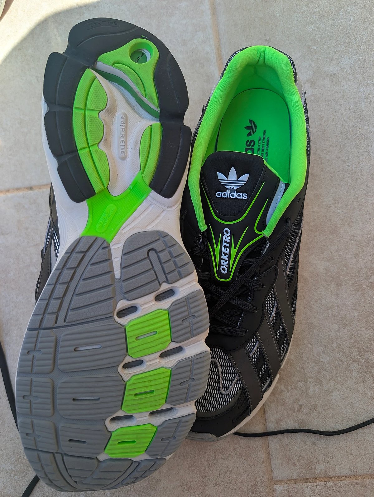 Adidas Orketro Black Green Trainers EU47. 5/UK12, photo 2
