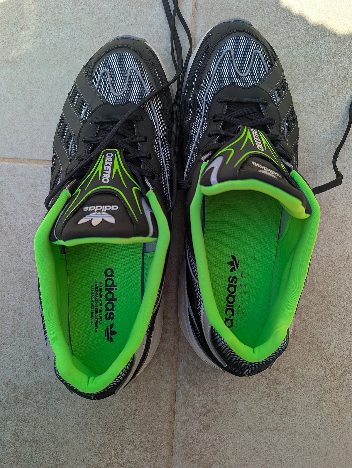 Adidas Orketro Black Green Trainers EU47. 5/UK12, photo 3