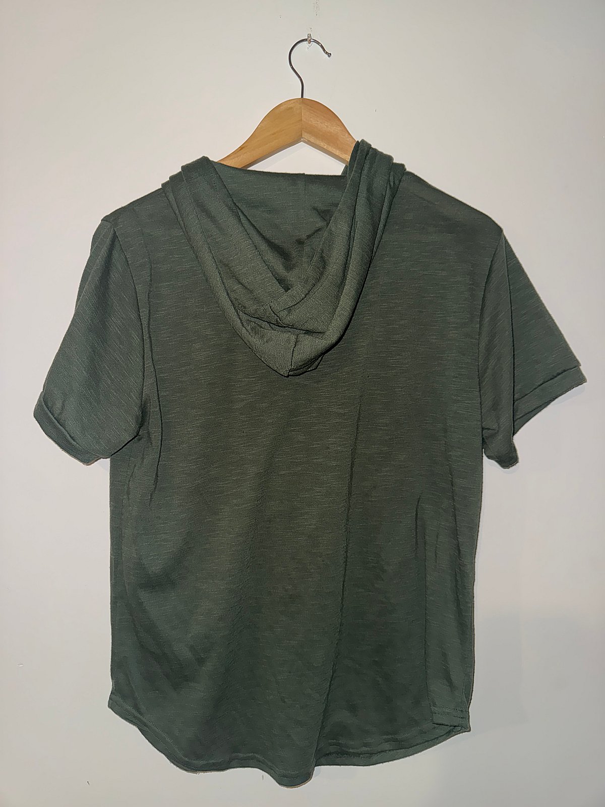 Manfinity Green Short Sleeve Hoodie, photo 2
