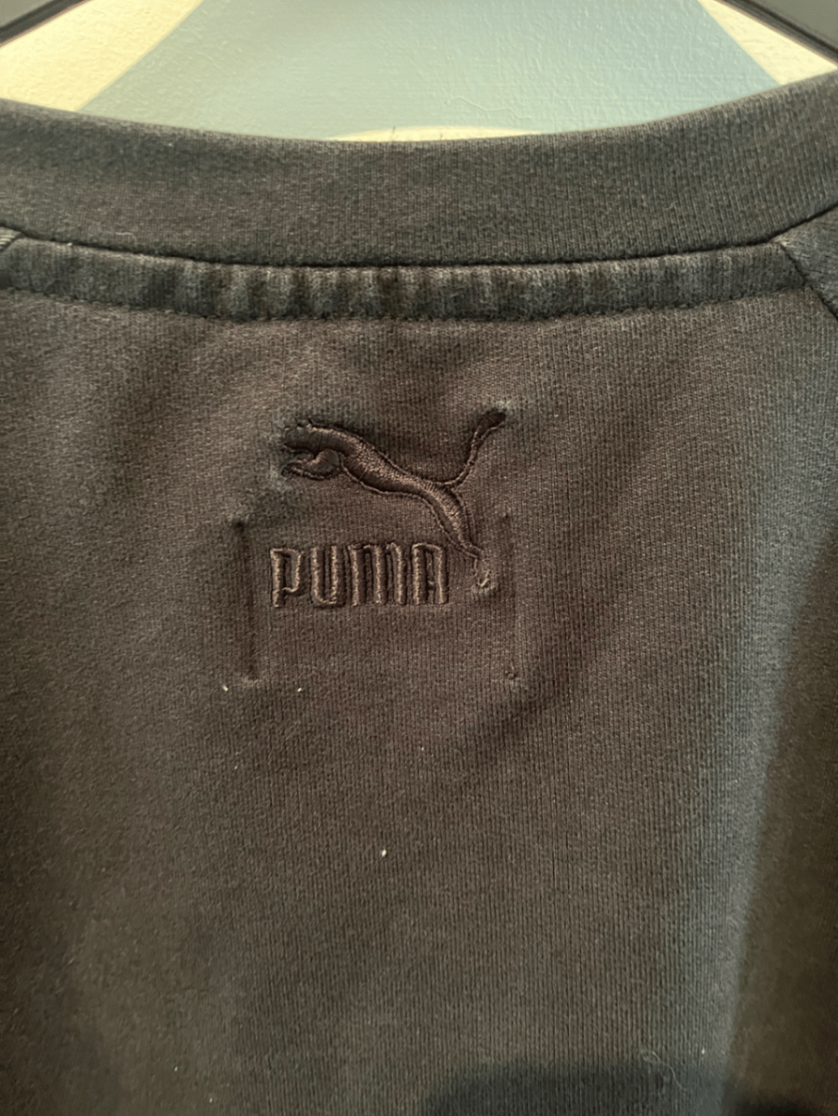 Puma Embroidered Logo Sweatshirt Black, photo 4