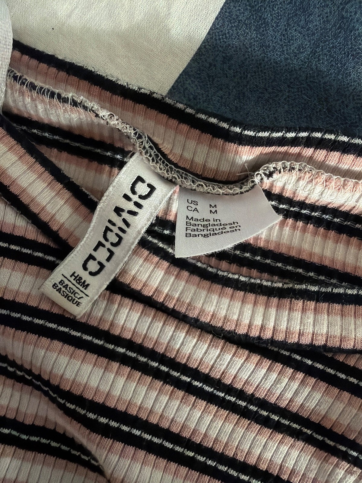 Ribbed striped short-sleeve top, photo 2