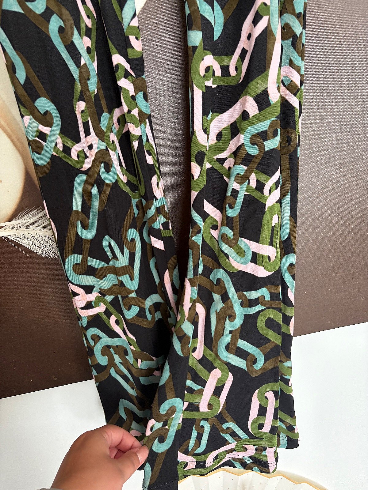 DVF Patterned Viscose Trousers, photo 4